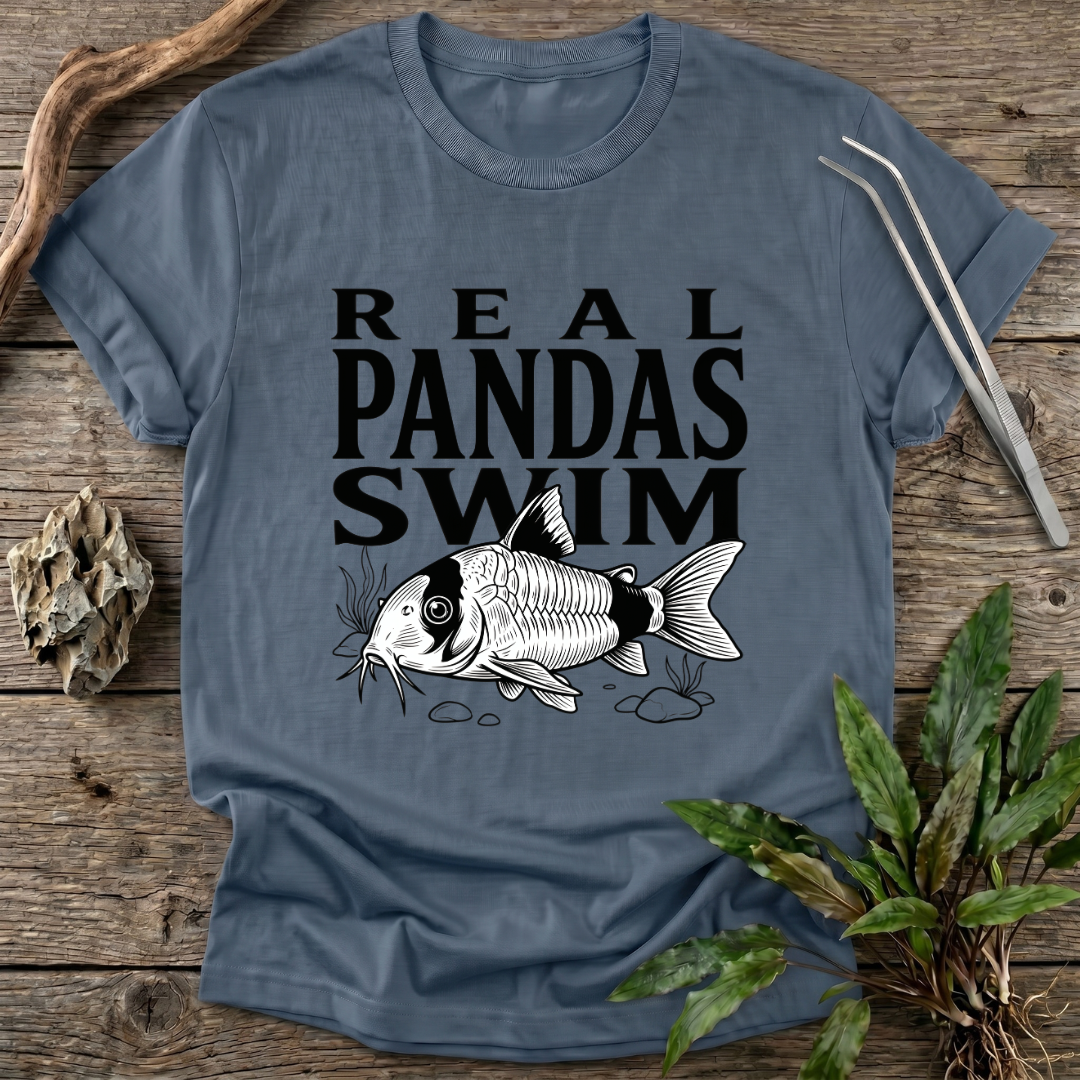 Real Pandas Swim T-Shirt