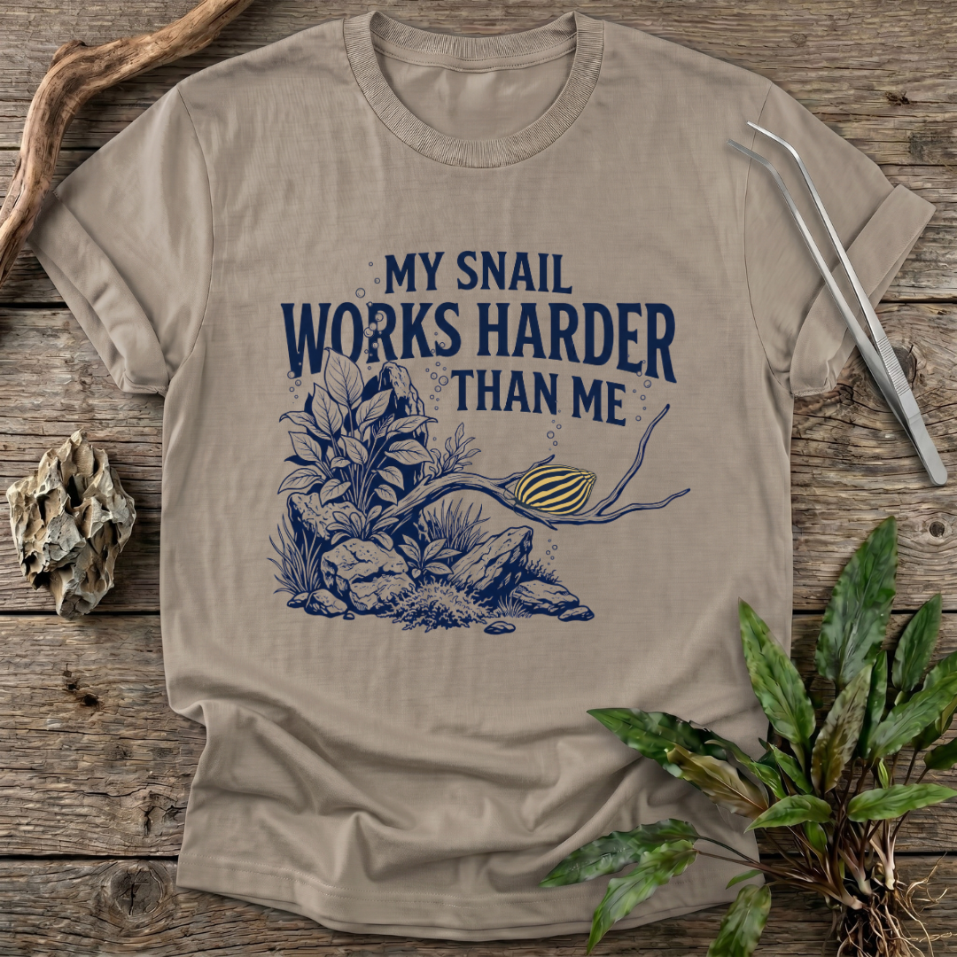 Hardworking Nerite Snail T-Shirt
