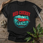 Red Cherry Badge T-Shirt