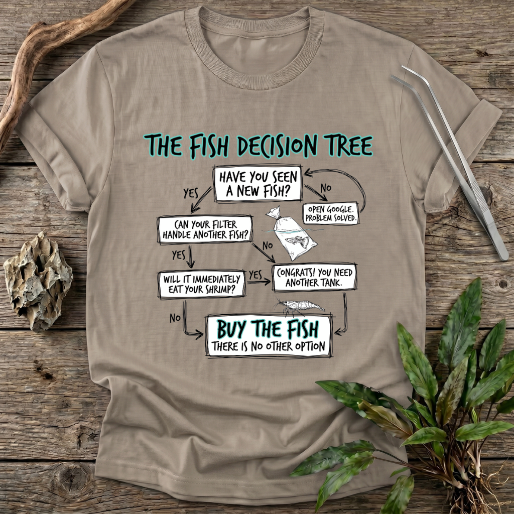 Fish Decision Tree T-Shirt