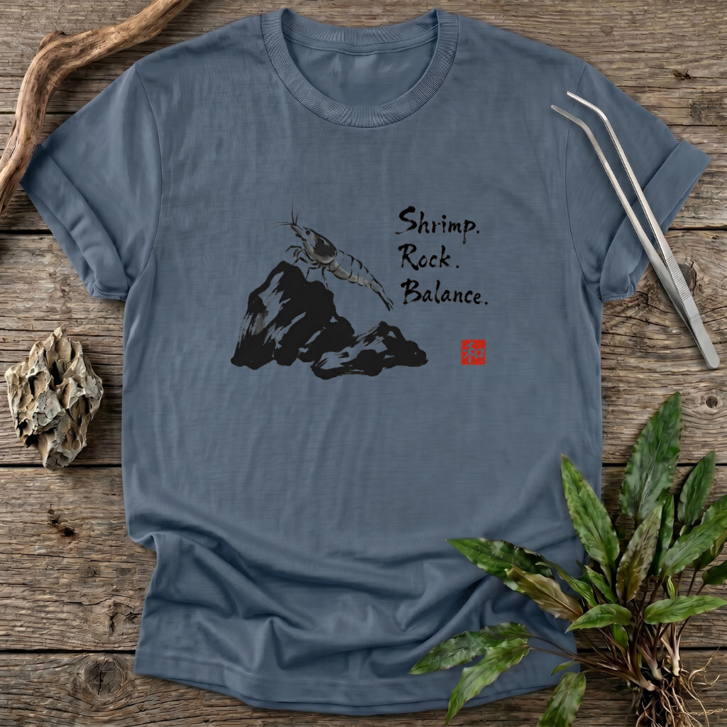 Shrimp. Rock. Balance. T-Shirt