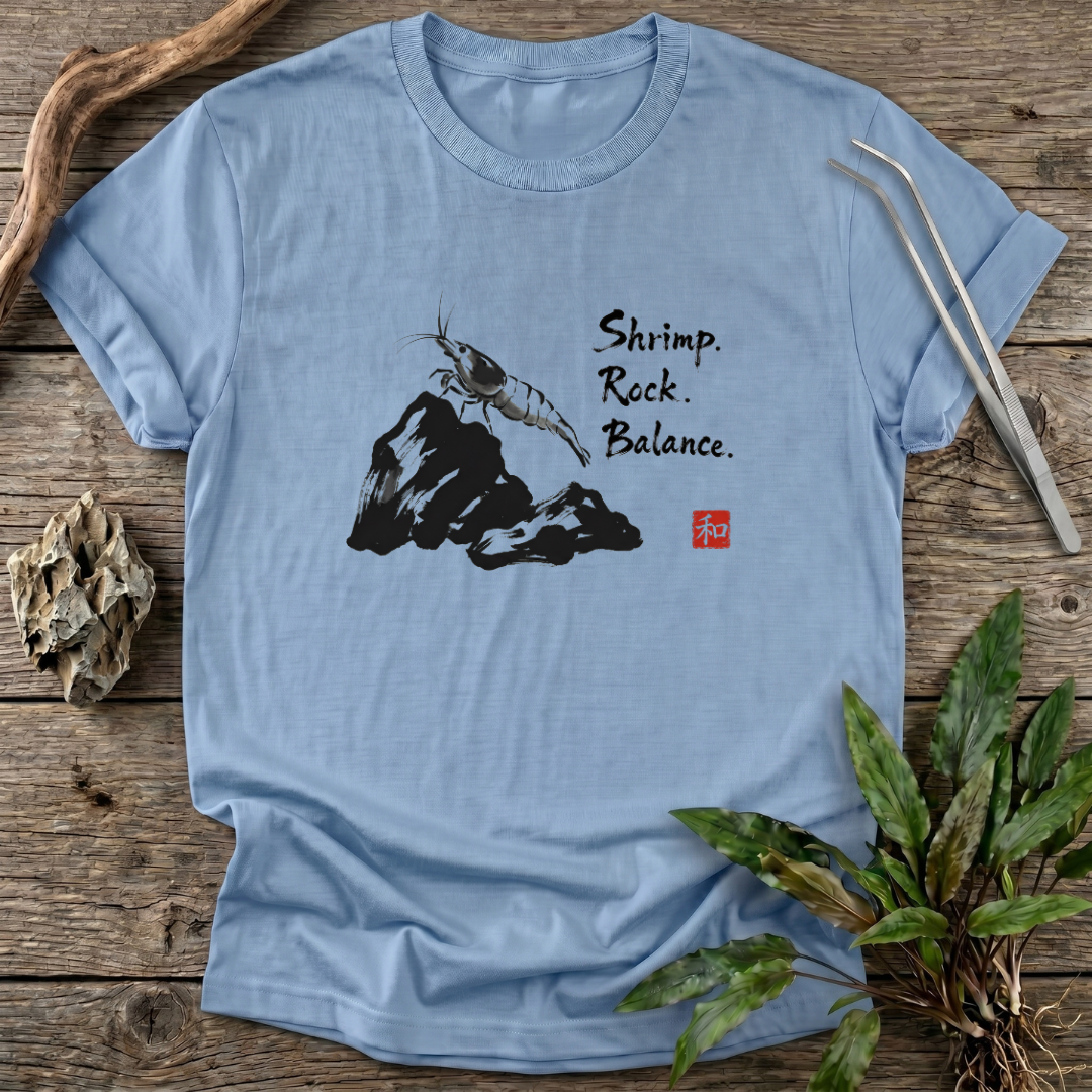 Shrimp. Rock. Balance. T-Shirt
