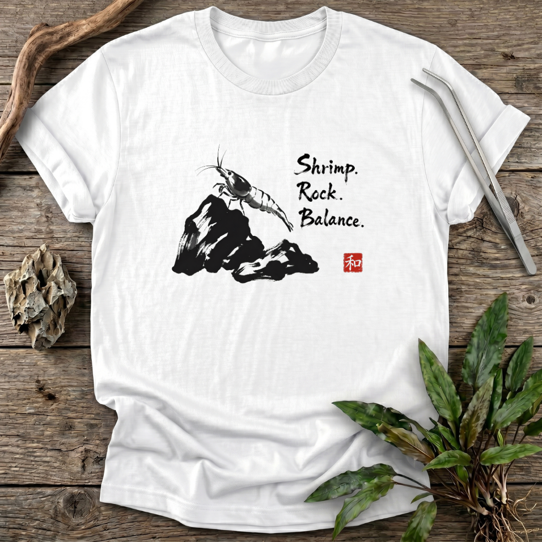 Shrimp. Rock. Balance. T-Shirt