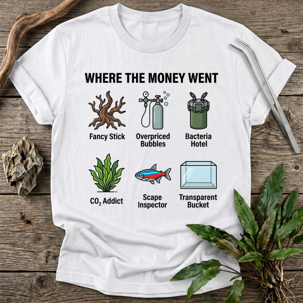 Where The Money Went T-Shirt