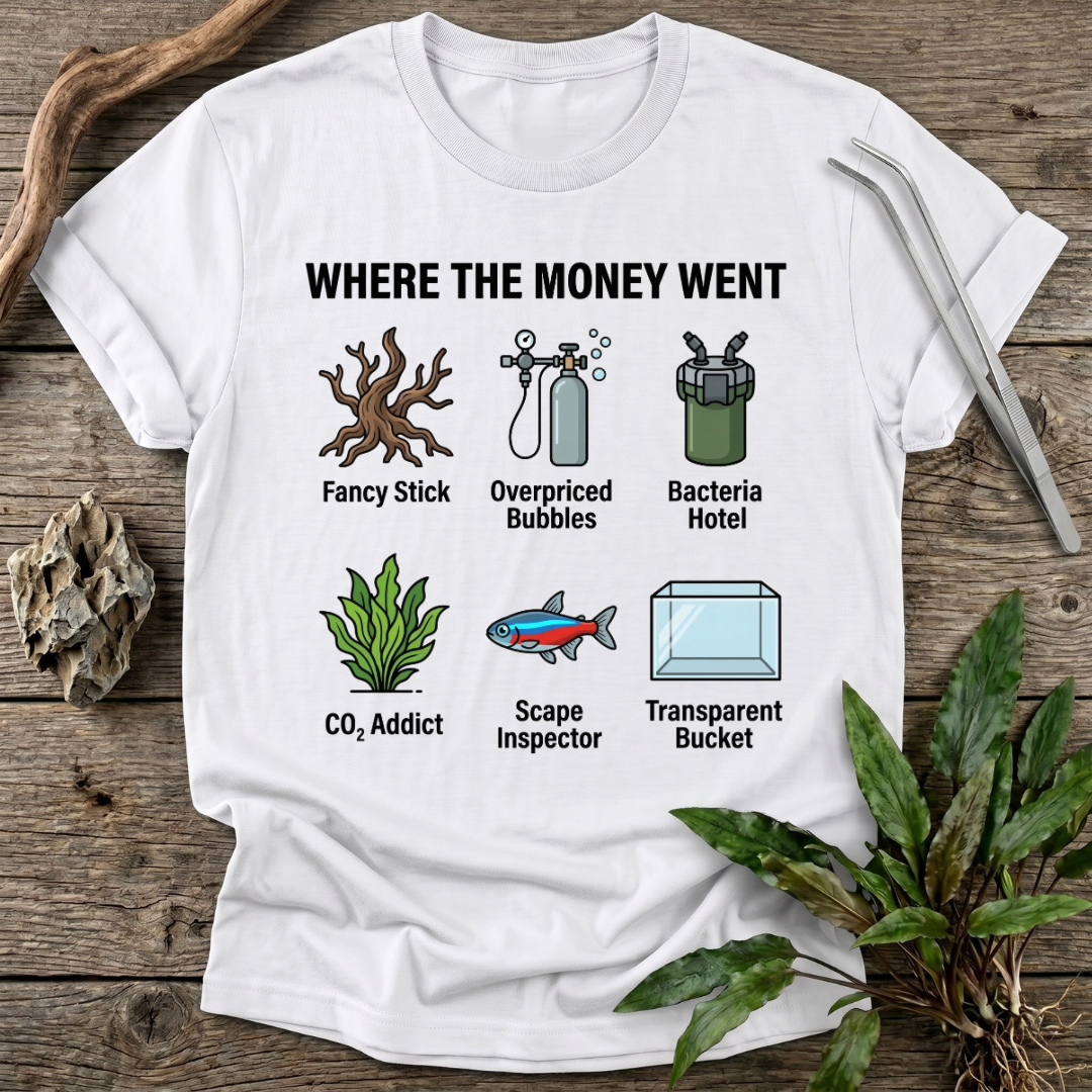 Where The Money Went T-Shirt
