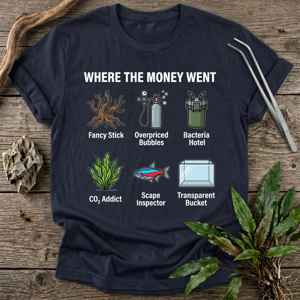 Where The Money Went T-Shirt