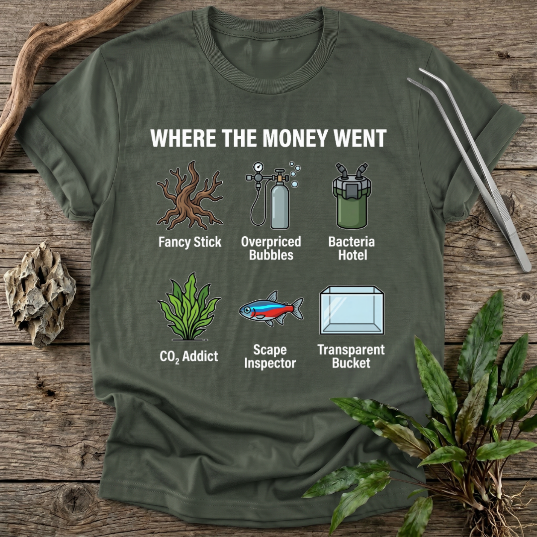 Where The Money Went T-Shirt