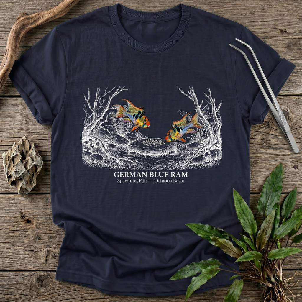 German Blue Ram - Spawning Pair T-Shirt