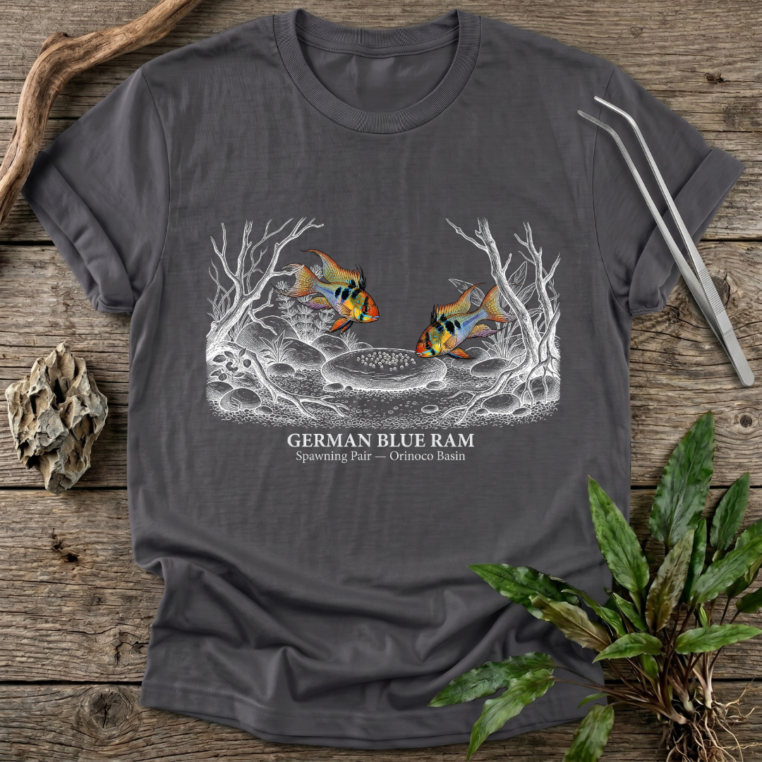 German Blue Ram - Spawning Pair T-Shirt