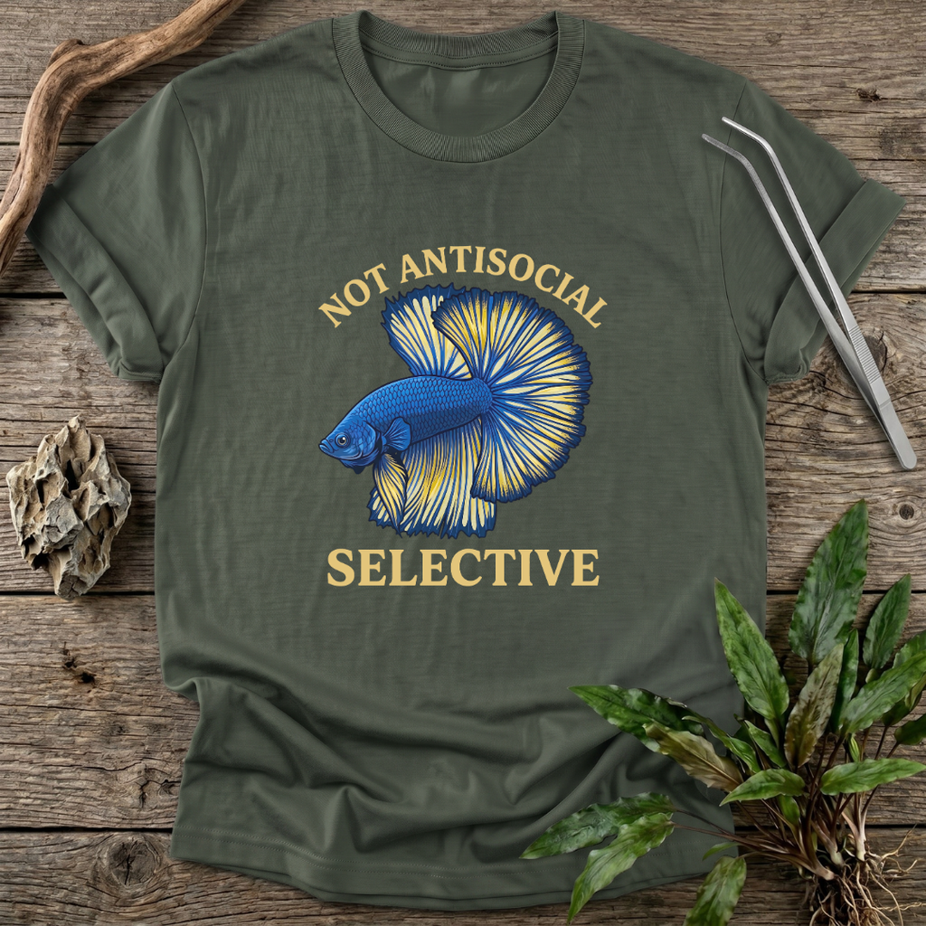 Not Antisocial. Selective. T-Shirt