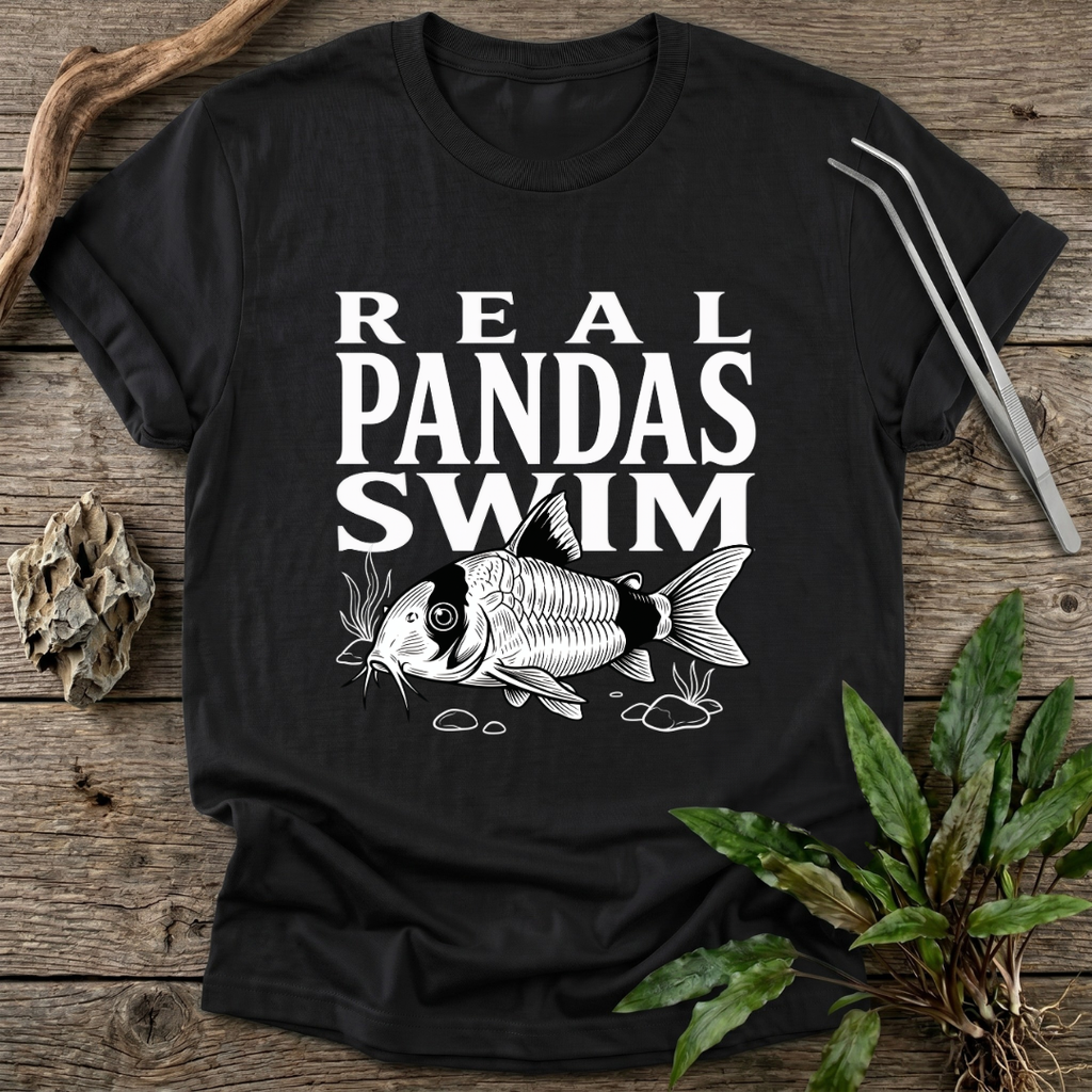 Real Pandas Swim T-Shirt