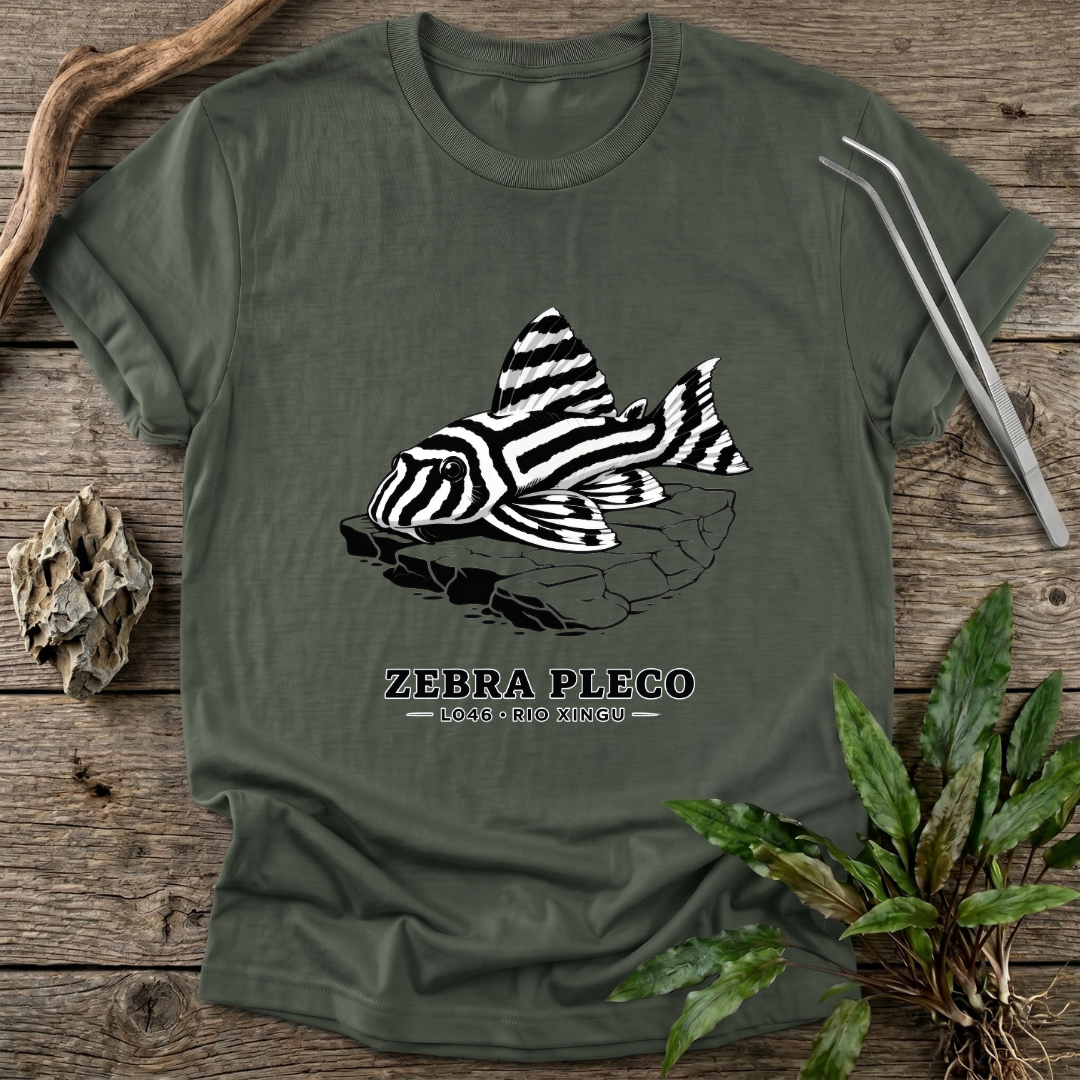 Zebra Pleco L046 T-Shirt