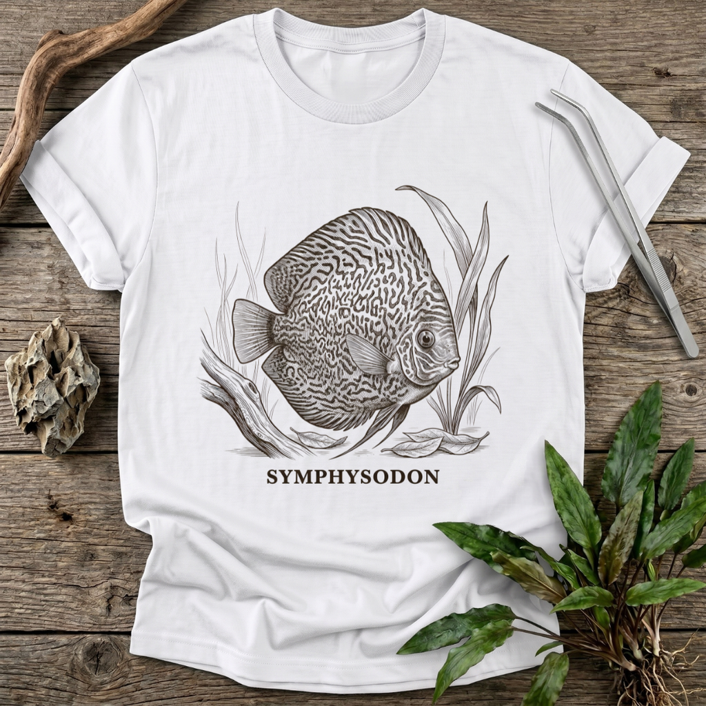 Monochrome Symphysodon T-Shirt