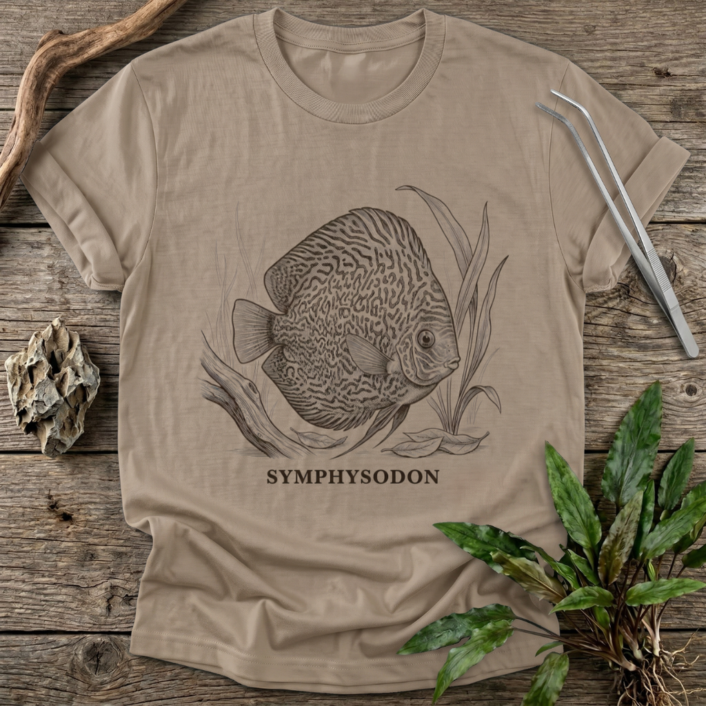 Monochrome Symphysodon T-Shirt