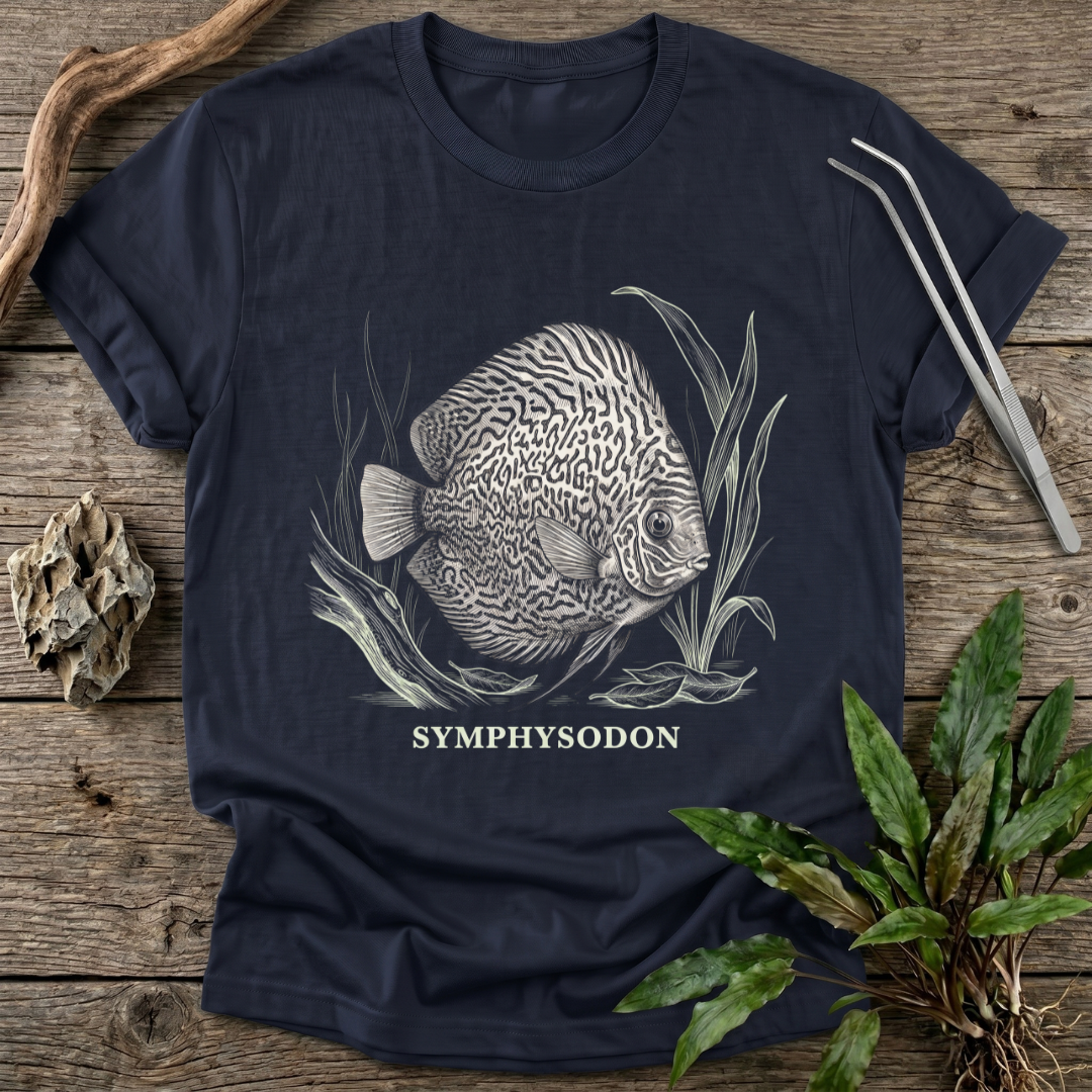 Monochrome Symphysodon T-Shirt