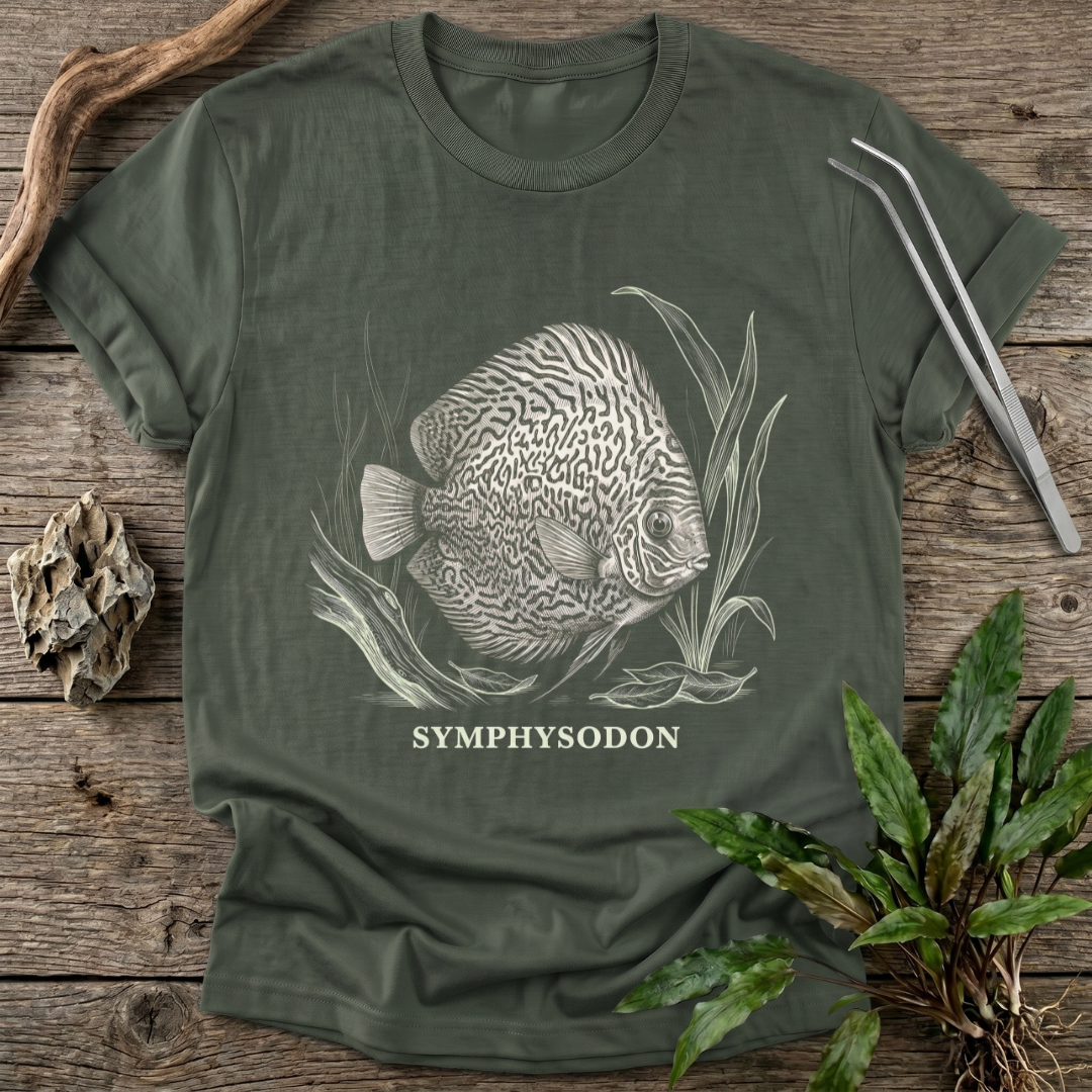 Monochrome Symphysodon T-Shirt