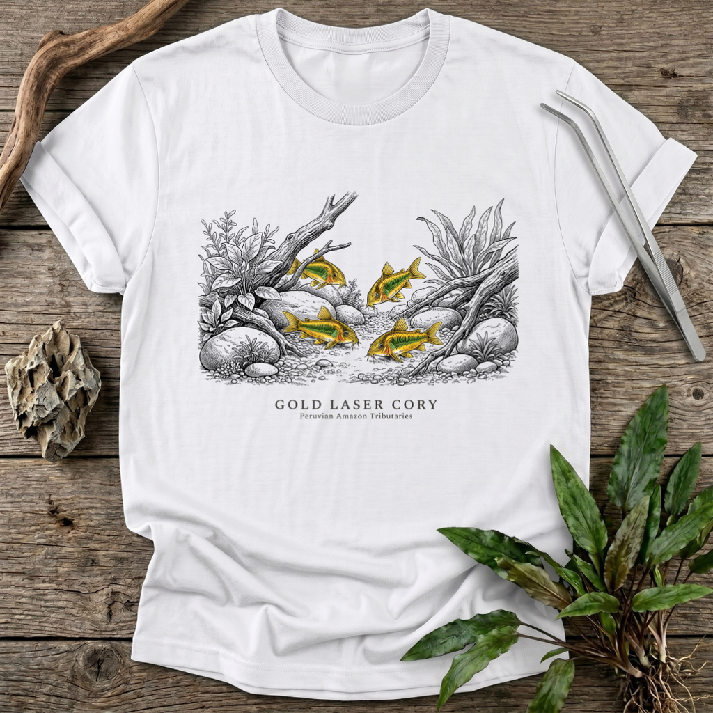 Gold Laser Corydoras T-Shirt