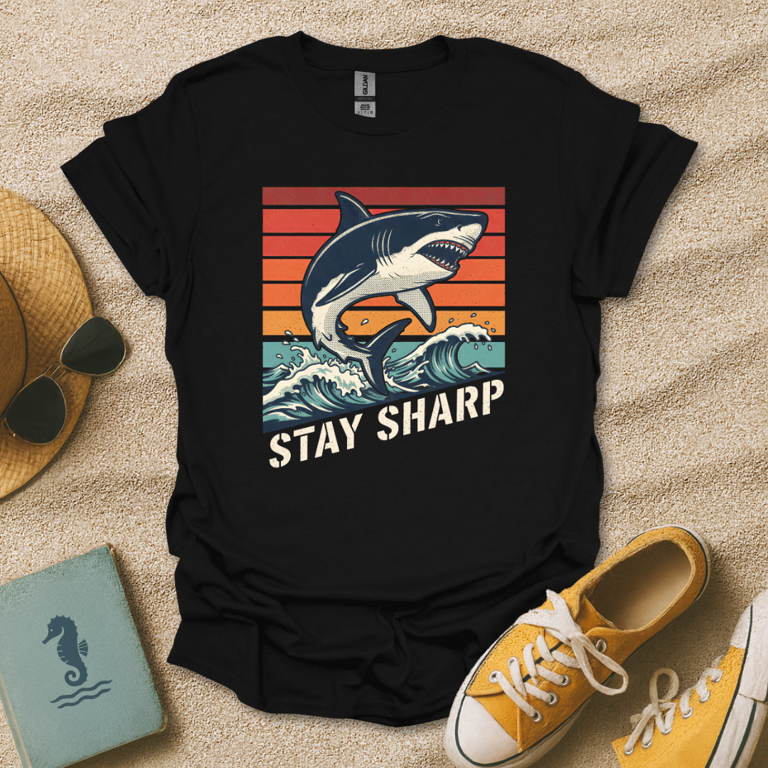 Stay Sharp Retro T-Shirt