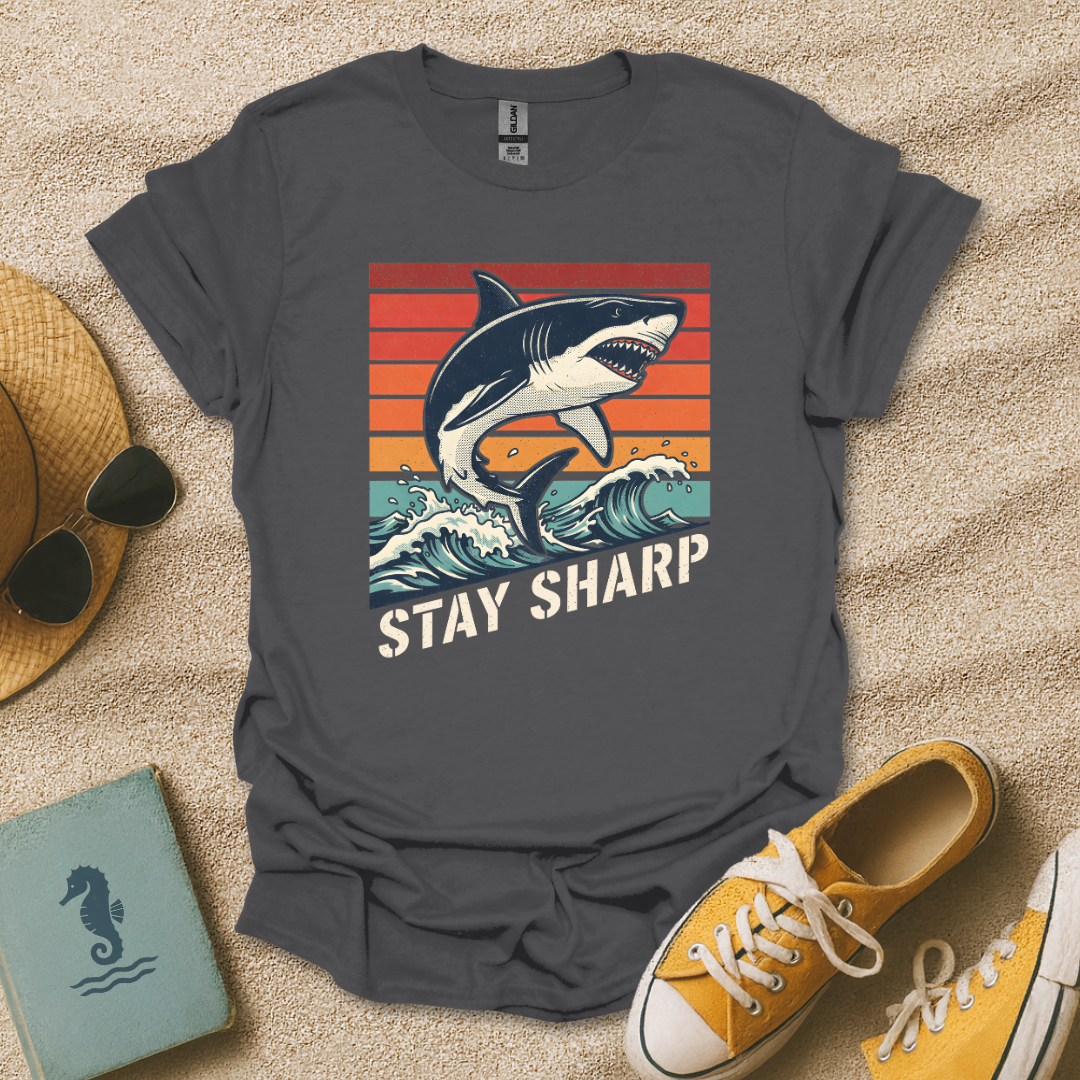 Stay Sharp Retro T-Shirt