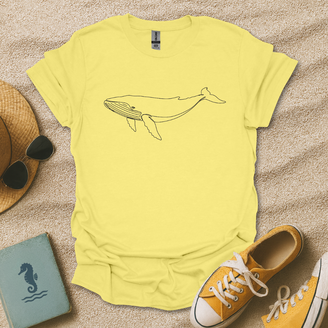 Whale Mono Line T-Shirt