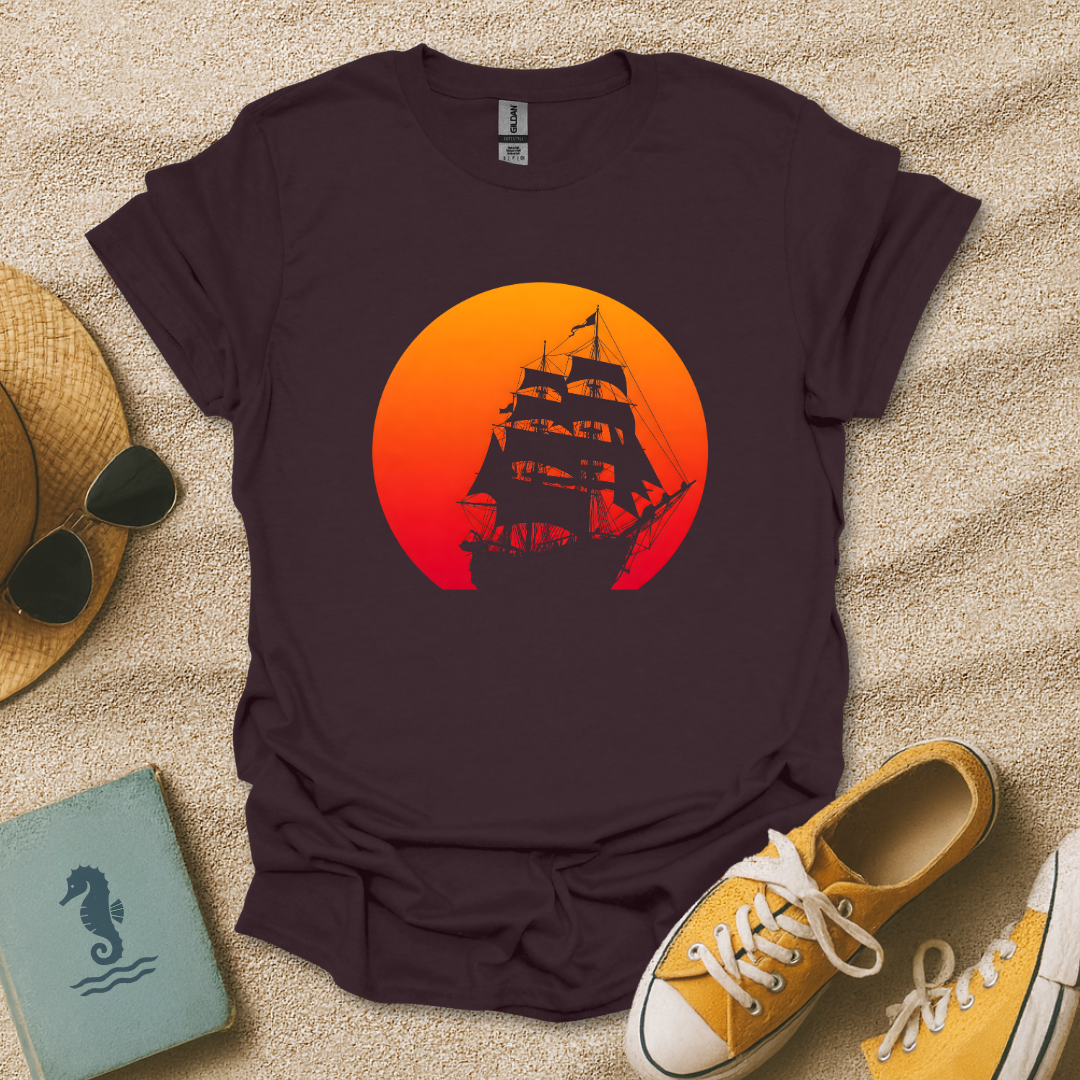 Sunset Sailboat T-Shirt