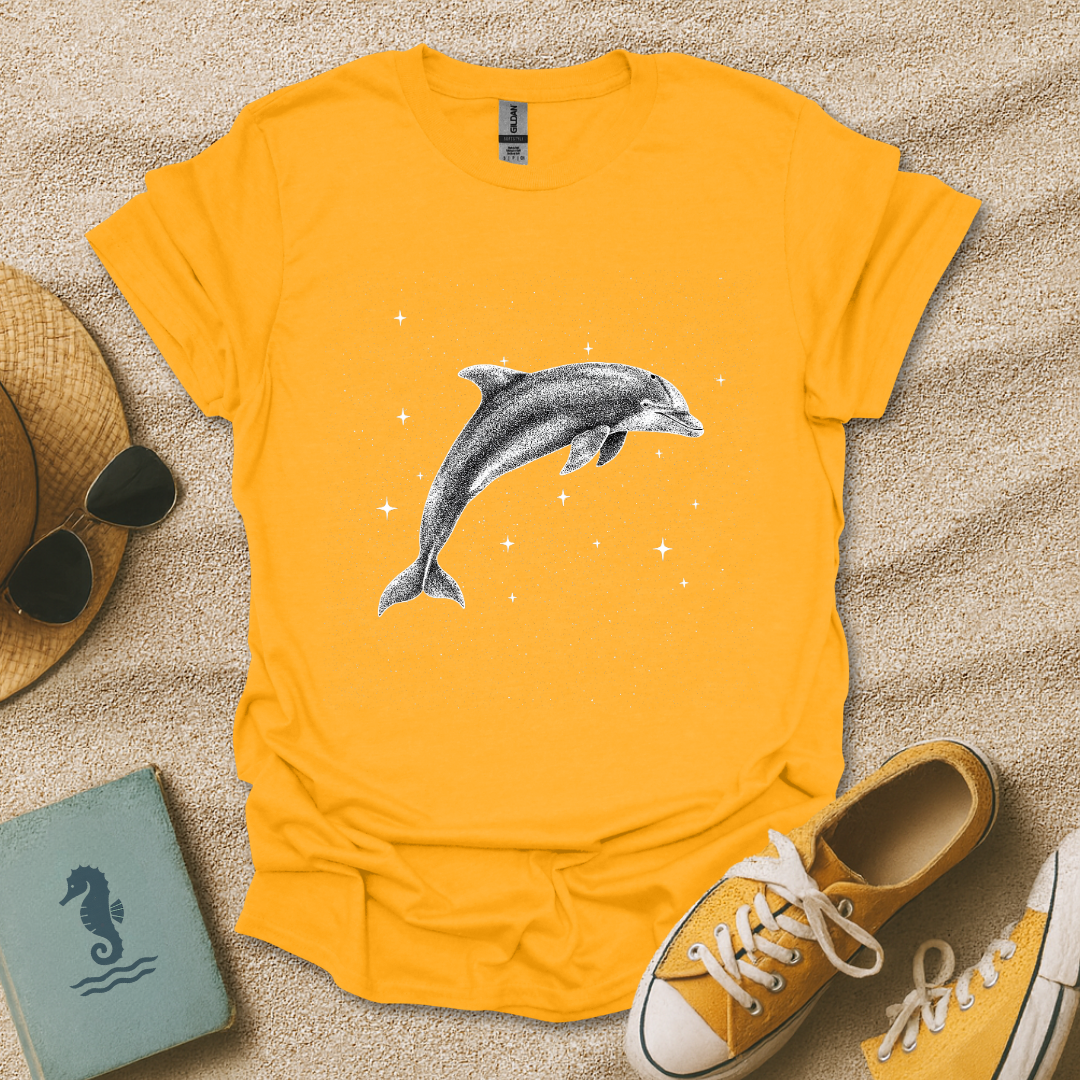 Starry Dolphin Leap T-Shirt