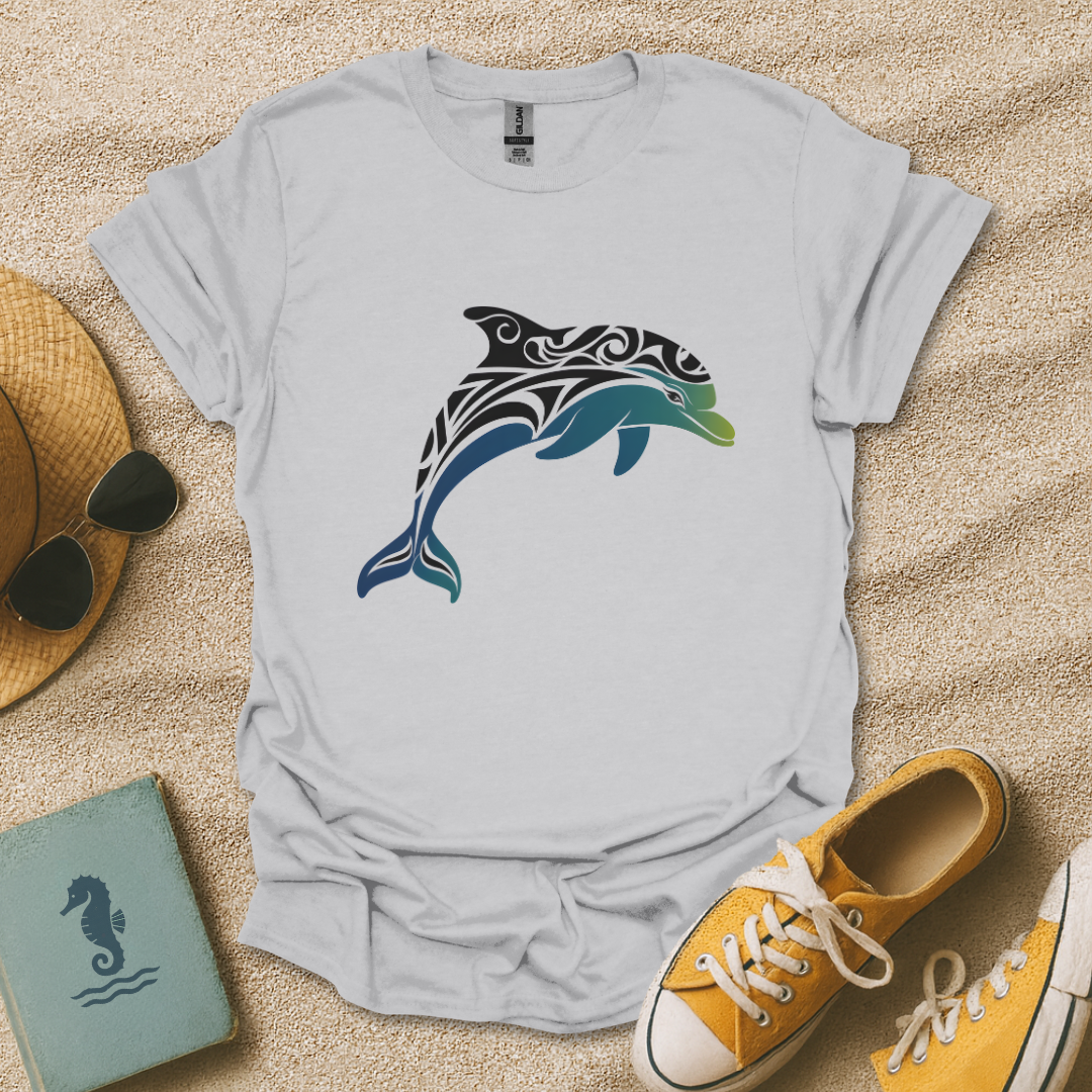 Tribal Dolphin T-Shirt
