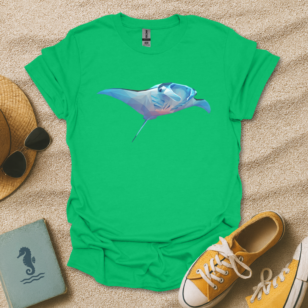 Polygonal Manta Ray T-Shirt