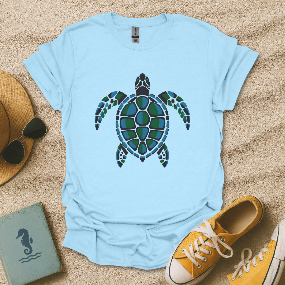 Geometric Sea Turtle T-Shirt