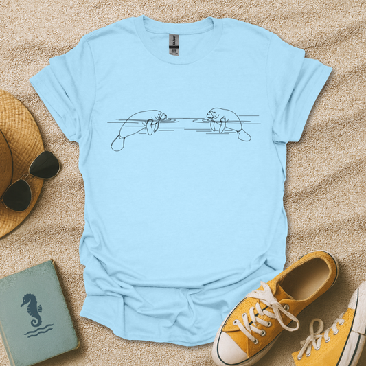 Floating Manatees T-Shirt