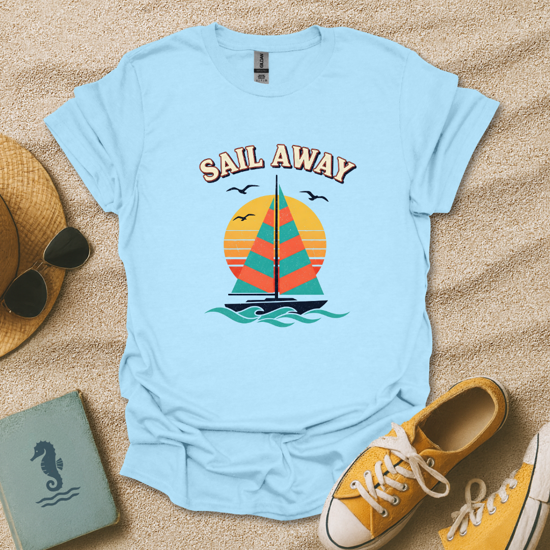 Sail Away Retro T-Shirt