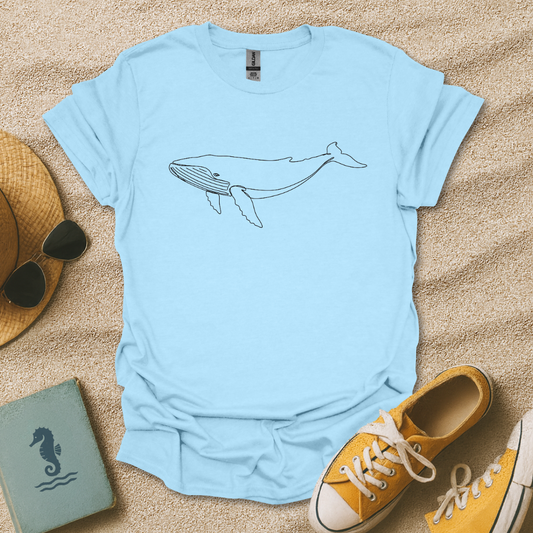 Whale Mono Line T-Shirt