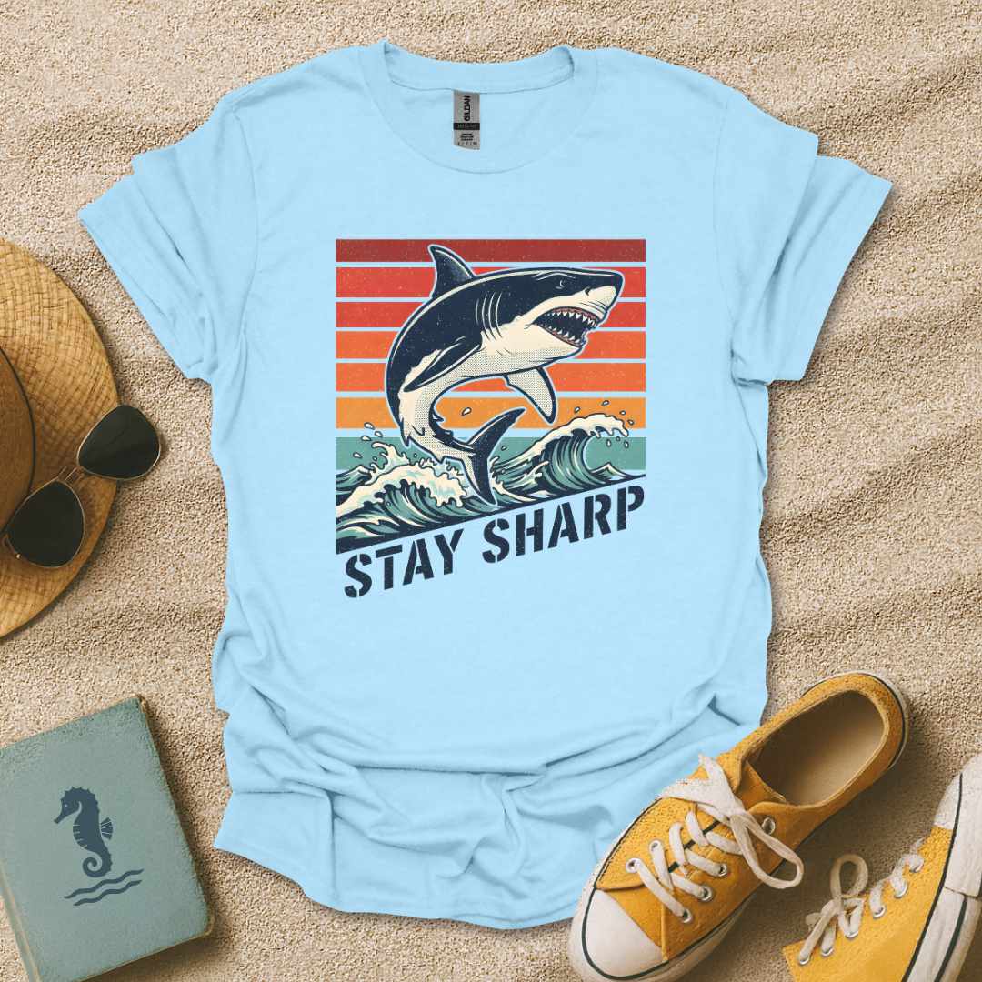 Stay Sharp Retro T-Shirt