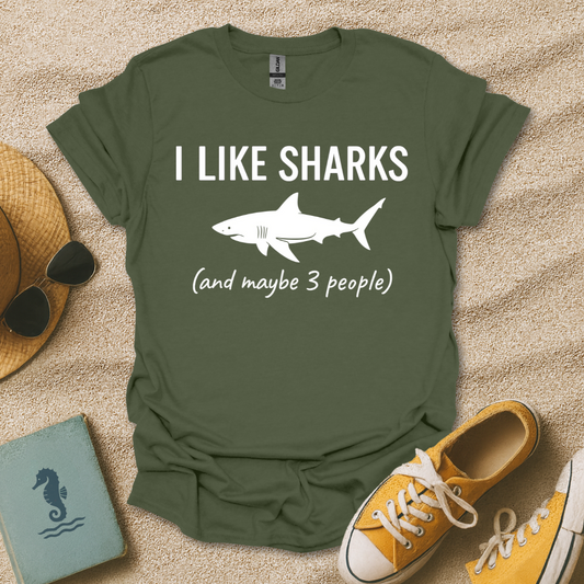 I Like Sharks T-Shirt