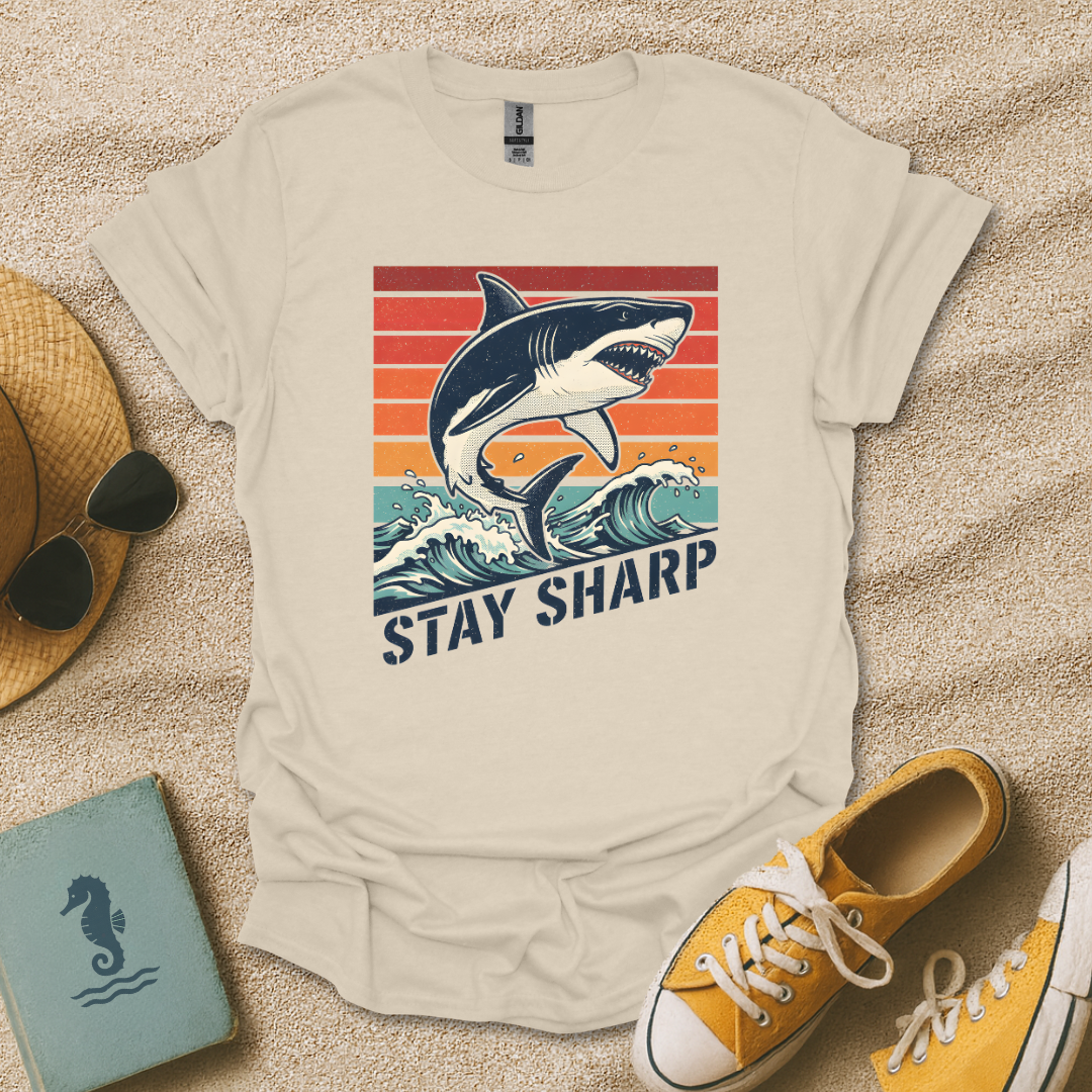 Stay Sharp Retro T-Shirt