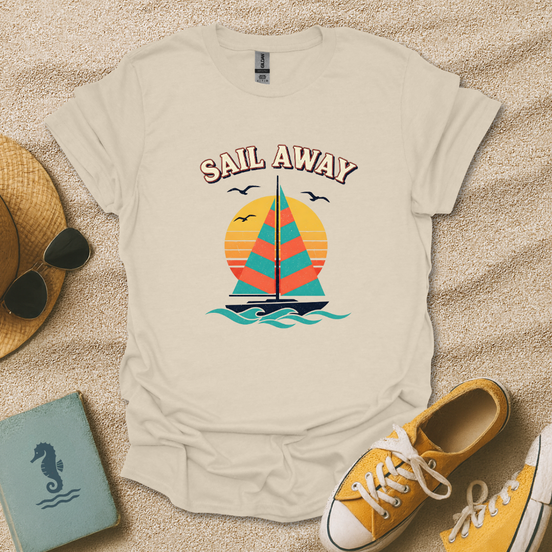 Sail Away Retro T-Shirt