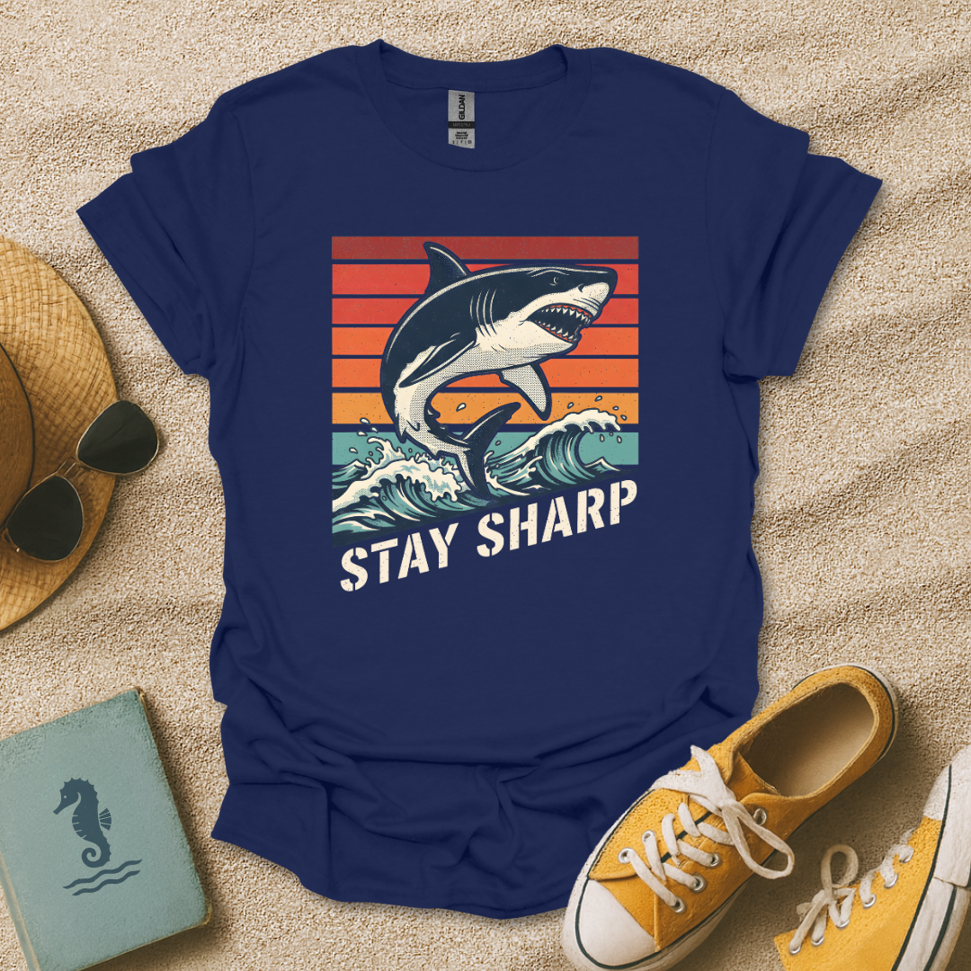 Stay Sharp Retro T-Shirt