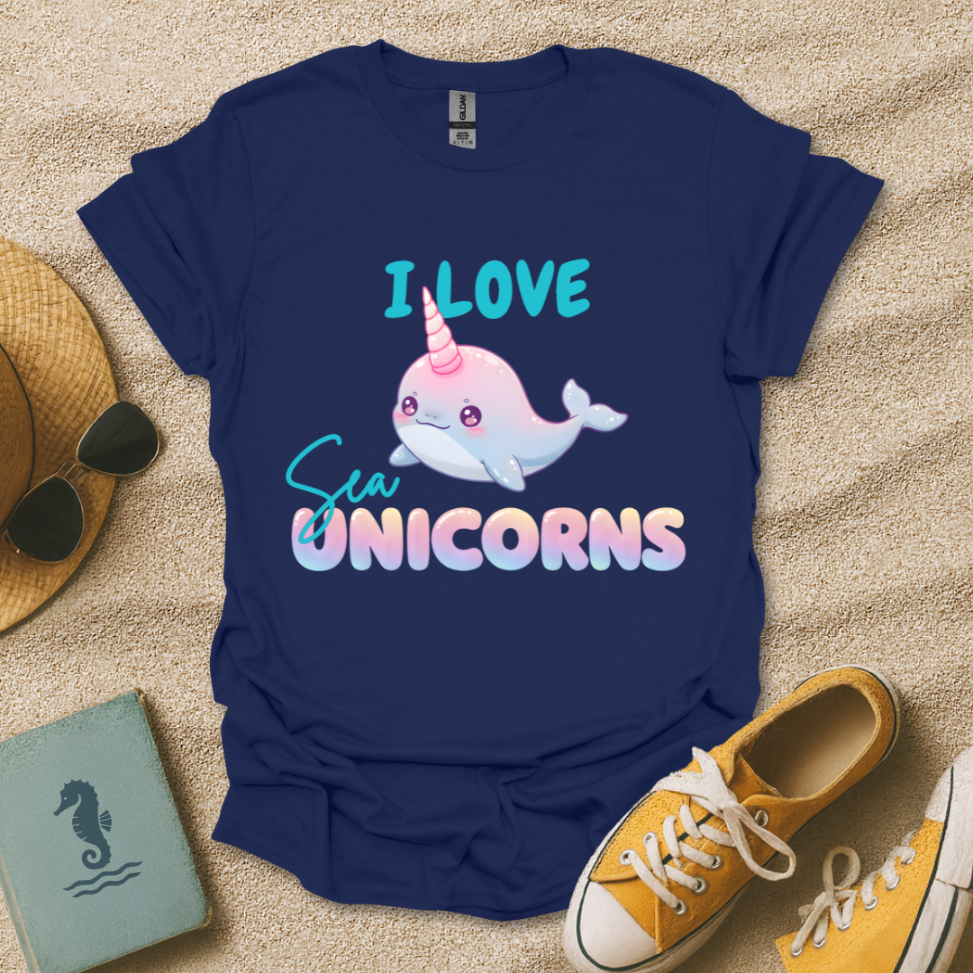 I Love Sea Unicorns T-Shirt