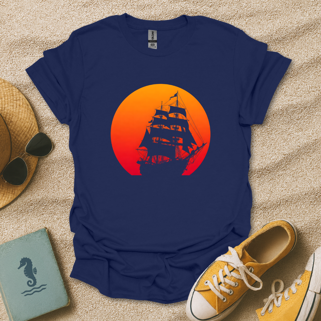 Sunset Sailboat T-Shirt