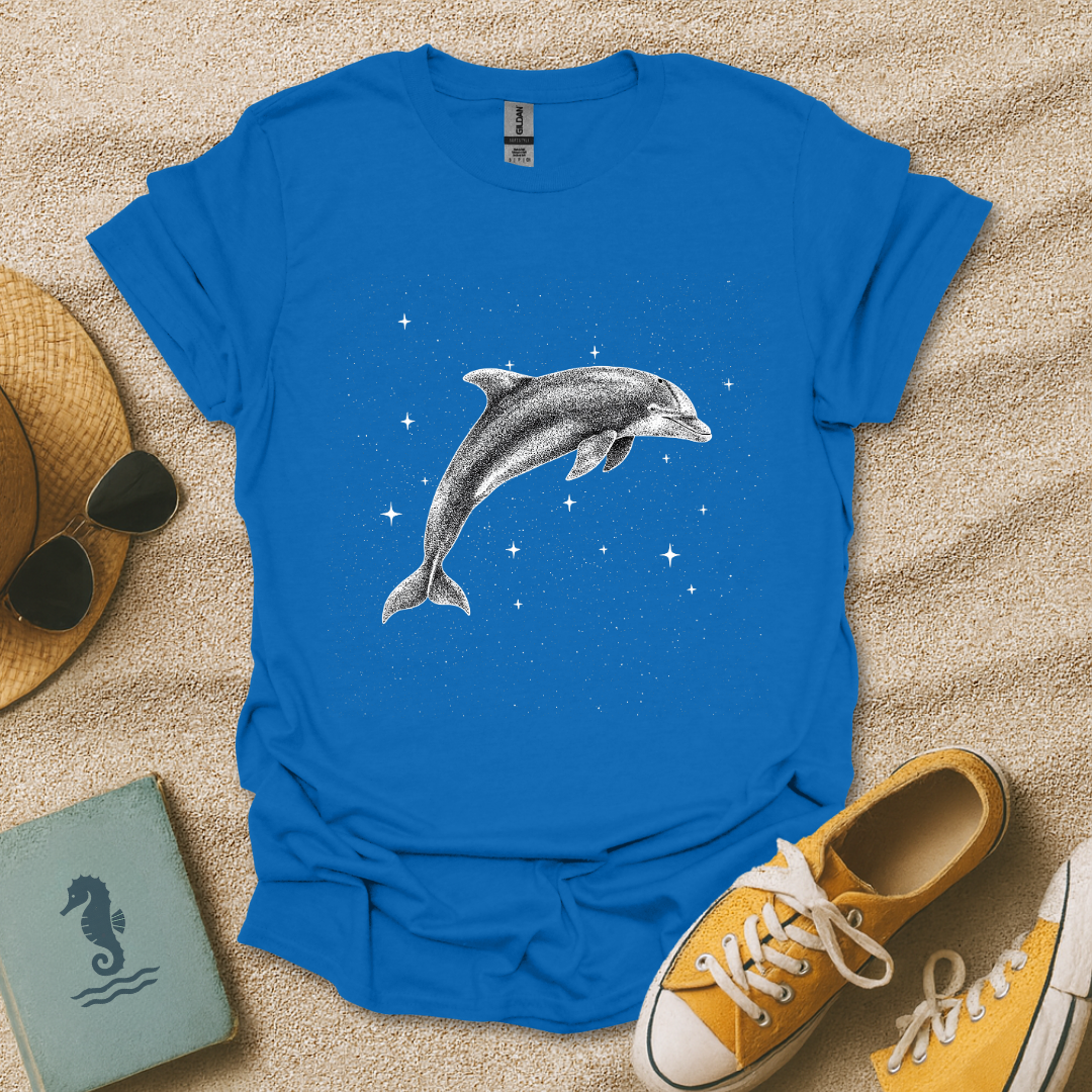 Starry Dolphin Leap T-Shirt
