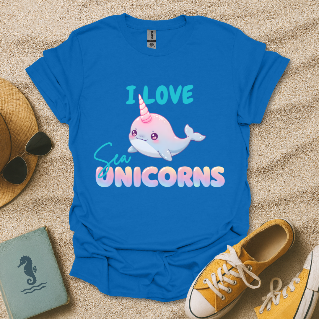 I Love Sea Unicorns T-Shirt