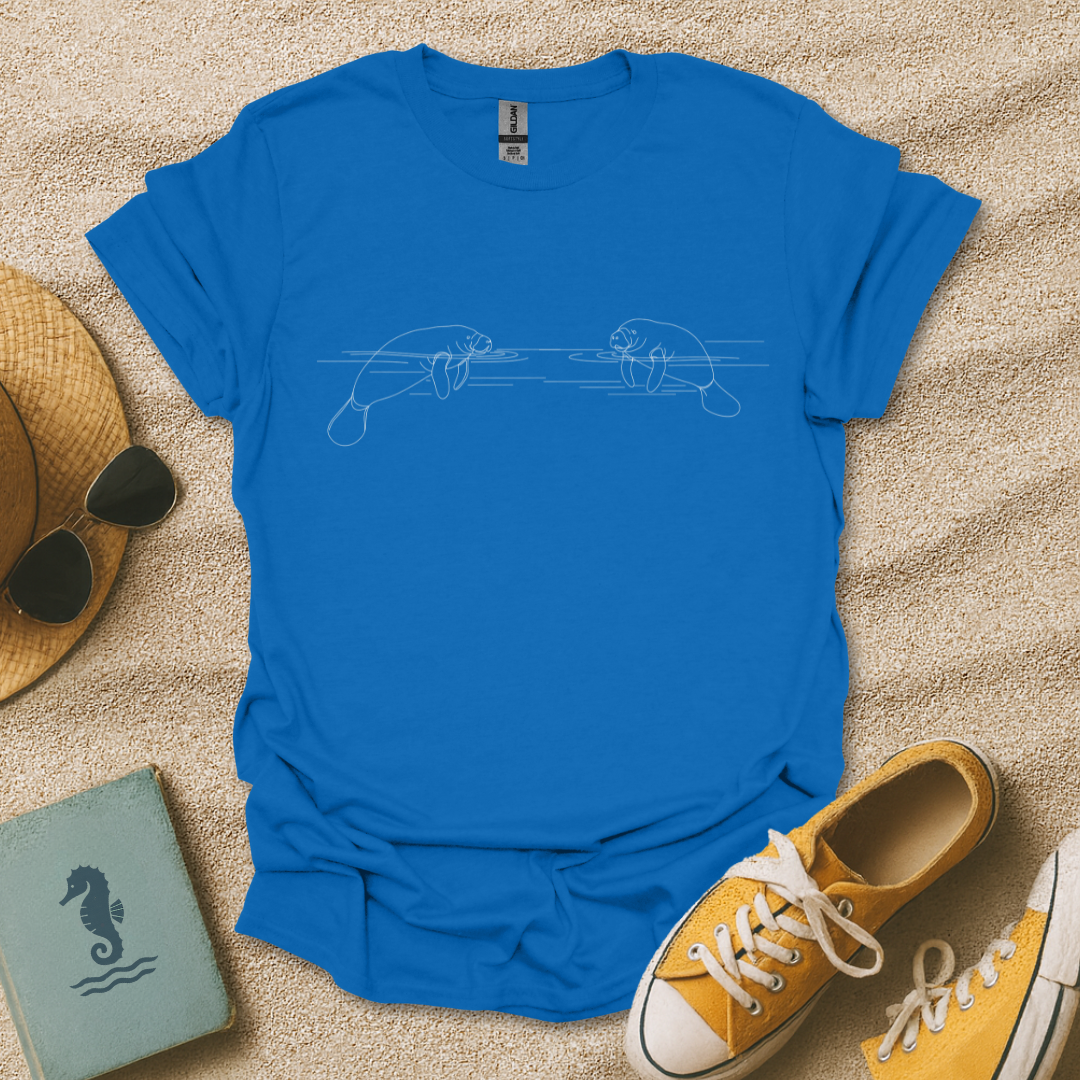 Floating Manatees T-Shirt