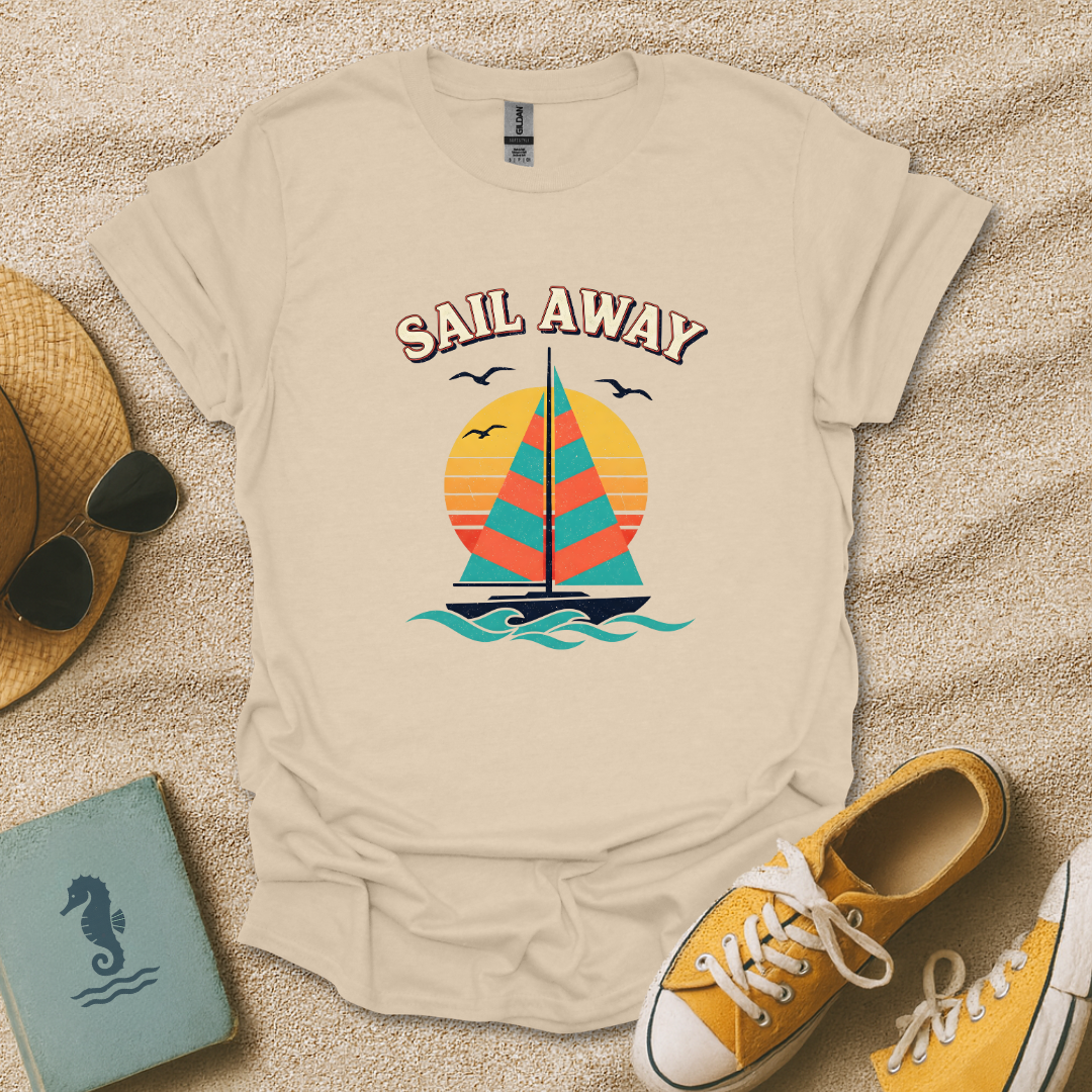 Sail Away Retro T-Shirt