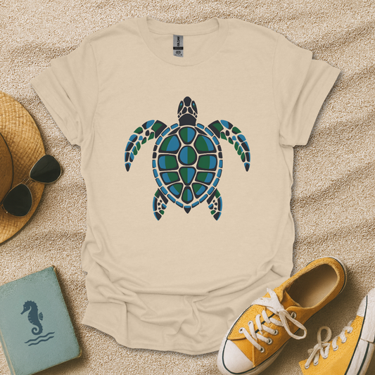 Geometric Sea Turtle T-Shirt