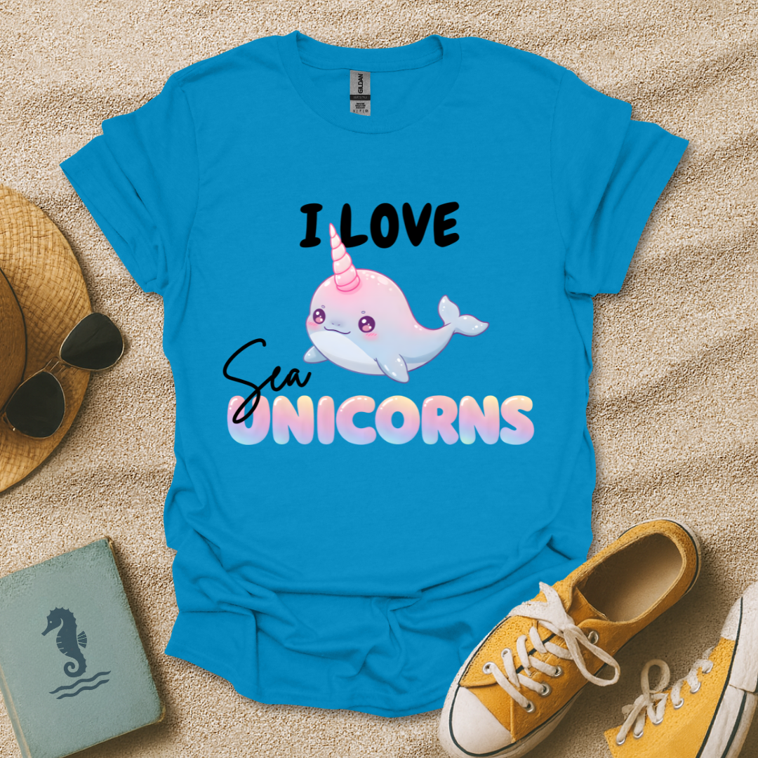I Love Sea Unicorns T-Shirt