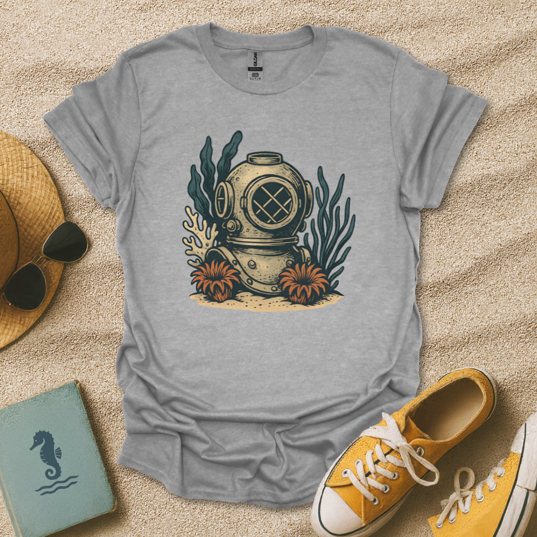 Vintage Diver Helmet T-Shirt