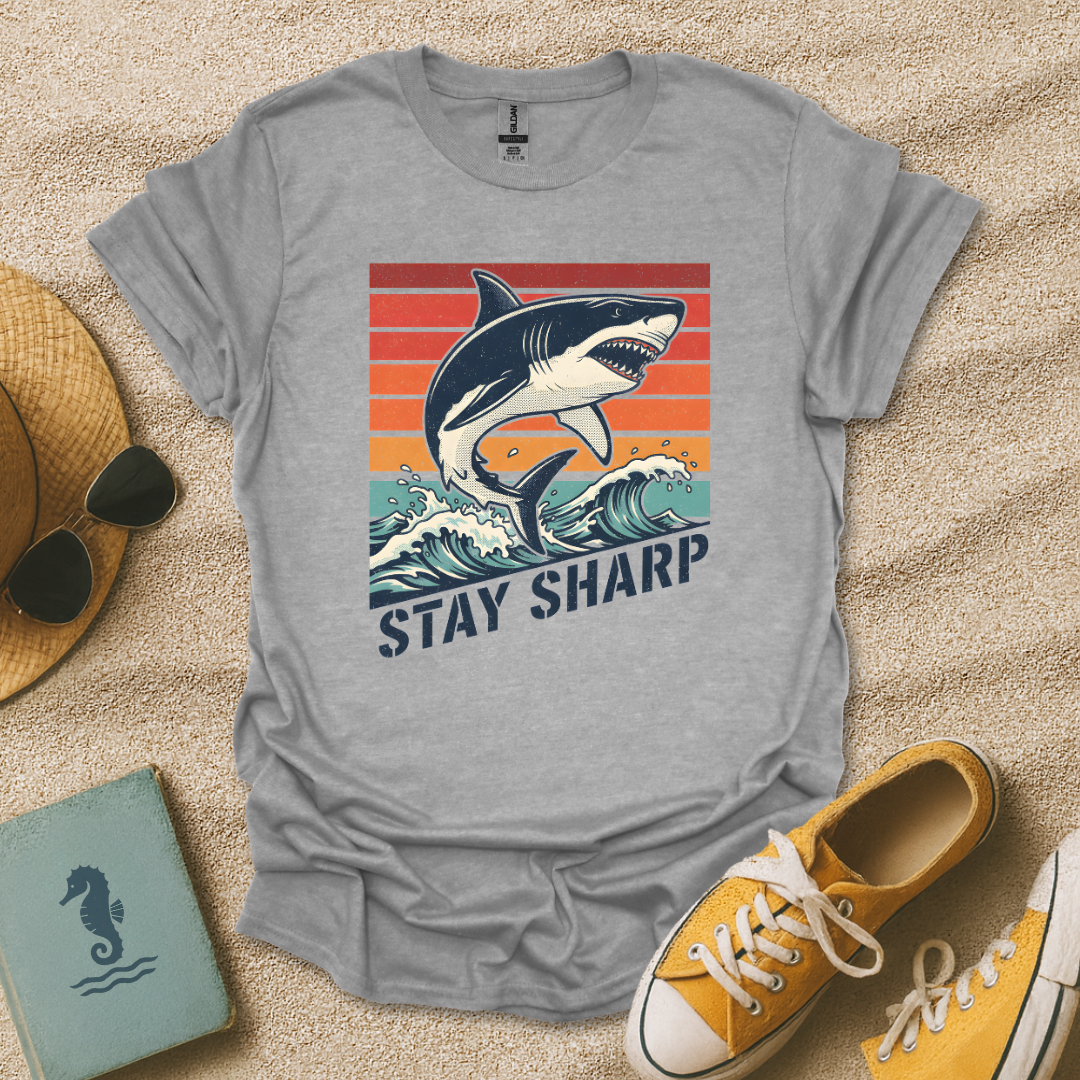 Stay Sharp Retro T-Shirt