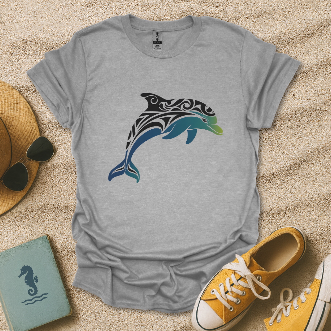 Tribal Dolphin T-Shirt