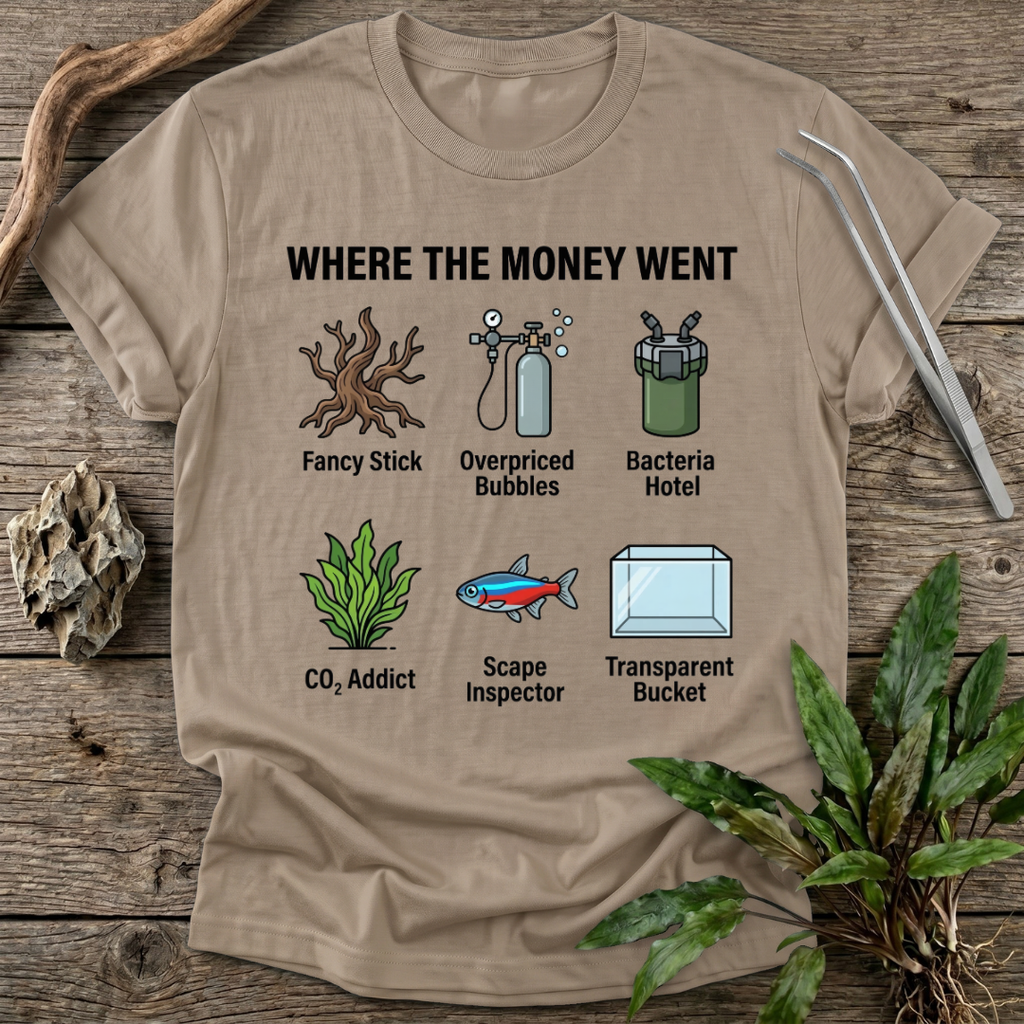 Where The Money Went T-Shirt