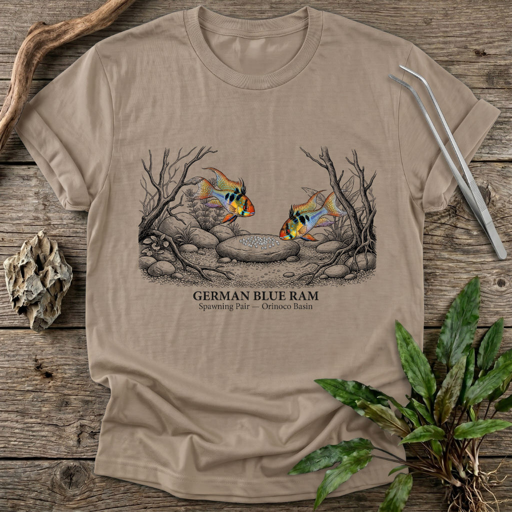 German Blue Ram - Spawning Pair T-Shirt